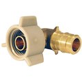 Apollo Valves ExpansionPEX Series Swivel Pipe Elbow, 12 in, Barb x FNPT, 90 deg Angle, Brass EPXFE12S